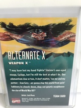 1995 Fleer Ultra X-men Alternate X Trading card Weapon X - £7.99 GBP