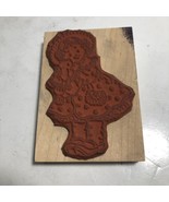 PENNY BLACK Bunny Snuggles 313K 1997 Girl Rabbit Hug Wood Rubber Stamp B... - $514.51 MXN
