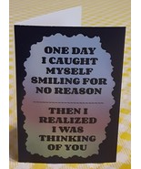 Set Of 6 Love Note Any Occasion Greeting Cards 2154C Smiling Thinking Of... - $11.50