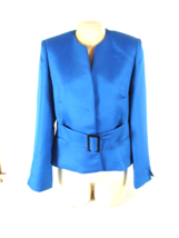 Dressbarn womens 8 blue Snap closure lined  jacket (C5) - $19.80