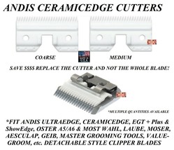 Andis CeramicEdge Detachable Blade CERAMIC CUTTER*Fit Oster A5 A6 76 97 Clippers - £15.17 GBP+