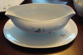 KPM Krister Germany exceptional china, set  of  gravy boat and tray 3pcs... - £48.97 GBP