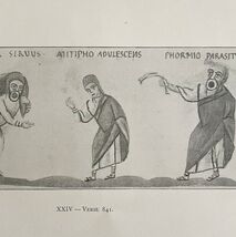 Phormio Of Terence Vatican Miniatures Print 1894 Victorian Verse 841 DWFF12 - $14.01 CAD