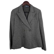 Polo Ralph Lauren Women’s Blazer Wool Gray Black Herringbone Preppy Jack... - £57.80 GBP