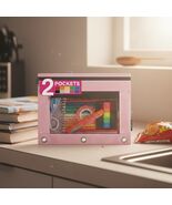 Large Pencil Case Pouch For Girls, Big Cute Pen Bag Organizer a.Pink - $10.61 CAD