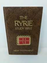 1976 The Ryrie Study Bible New American Standard Version NASV New Testament VTG - £10.08 GBP