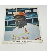 Bob Gibson St. Louis Cardinals 1970s Team Issue Photo Pack Bright Color - £14.00 GBP