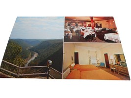 Vtg Postcard unposted Penn Wells Hotel Wellsboro PA Room landscape overlook - $66.96 MXN