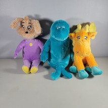 Dr Seuss Plush Lot of 3 Thidwick Moose Big Blue Fish Marvin K Moonry - £19.46 GBP