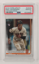 2019 Topps Update Mike Yastrzemski Vintage Stock PSA 10 Gem Mt #US-245 - £76.36 GBP