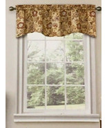 Kohl&#39;s Decorative Window Curtain Valance ARRUDA Natural Floral 52&quot; x 16&quot;  - £16.50 GBP