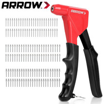 Arrow 3-in-1 Rivet Gun Manual One-Handed Headless Pop Rivet Gun Kit 150P... - $49.99
