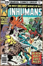 The Inhumans Vol. 1 No. 6 Marvel Comics 1976 comic book with Black Bolt ... - $3.60