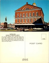 Massachusetts Boston Dock Square Faneuil Hall Samuel Adams Vintage Postcard - £7.39 GBP