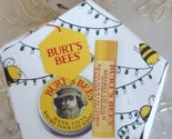 NEW Burt&#39;s Bees A Bit of Burts Bees BEESWAX KIT hand salve lip balm trav... - $9.46
