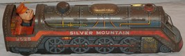 Vintage TM Toy Japan Battery Operated Tin SILVER MOUNTAIN 3525 Train  - $79.46