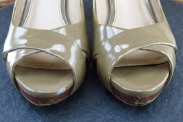 Via Spiga Women Sz 9 M Brown Platform Patent Leather Shoes N/A - £15.78 GBP