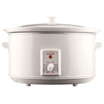 Brentwood 8.0 Quart Slow Cooker in White - £78.50 GBP