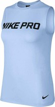 Nike Women&#39;s Pro Intertwist Muscle Tank Top Royal Tint Size Xl AH8774 415 - £15.56 GBP