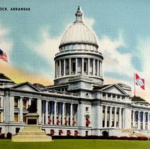 State Capitol Building Postcard Little Rock Arkansas 1930s PCBG11A - £15.73 GBP
