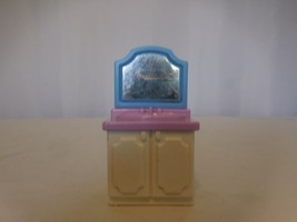 Little Tikes Grand Mansion Dollhouse Bathroom Vanity Sink Blue Purple White - £8.70 GBP