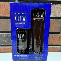 American Crew Next Level Set Moisturizing Shampoo And Firm Hold Styling Gel - £11.85 GBP