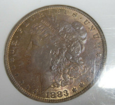 Ngc MS64 1883-O Morgan 90% Silver Dollar Amazing Colorful Iridescent Toning - £599.51 GBP