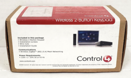 Control4 Wireless 2-Button Keypad #C4-KP2-Z-A (Almond) - £34.71 GBP