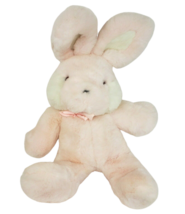 20&quot; Vintage Main Street Pink + White Bunny Rabbit Stuffed Animal Plush Toy Big - £52.56 GBP