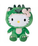 Giant Hello Kitty Plush Toy Doll Dinosaur Costume 18 inch tall Xlarge NW... - $792.64 MXN