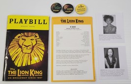 *C1) Disney&#39;s The Lion King Broadway Musical Playbill Minskoff Theatre w... - €8,46 EUR