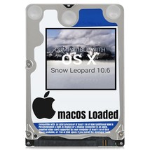 macOS Mac OS X 10.6 Snow Leopard Preloaded on Sata HDD - $12.99+