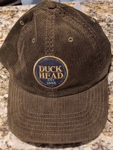 Duck Head Logo Men&#39;s Dark Olive Green Corduroy Cap Hat Osfa Msrp $28 Nwt - £10.74 GBP