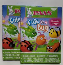 Lot of 2  PAAS Cute As A Bug Easter Egg Decorating Kit - $20.78