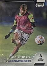 NICOLÒ BARELLA 2022 Topps Stadium Club Chrome UEFA Champions League #23 Milano - £4.04 GBP