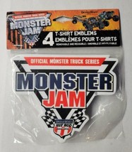 Designware Monster Jam Monster Truck Series T-Shirt Emblems, 4 Ct - £6.32 GBP