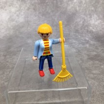 Playmobil Girl W/Rake- Yard Work - £3.77 GBP