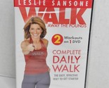 Leslie Sansone COMPLETE DAILY WALK (DVD) Walk Away the Pounds New Free S... - $19.35