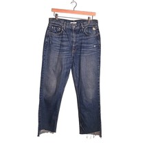 GRLFRND HELENA Size 30 Denim Blue Jeans High Rise Straight Leg Medium Wash - $62.99