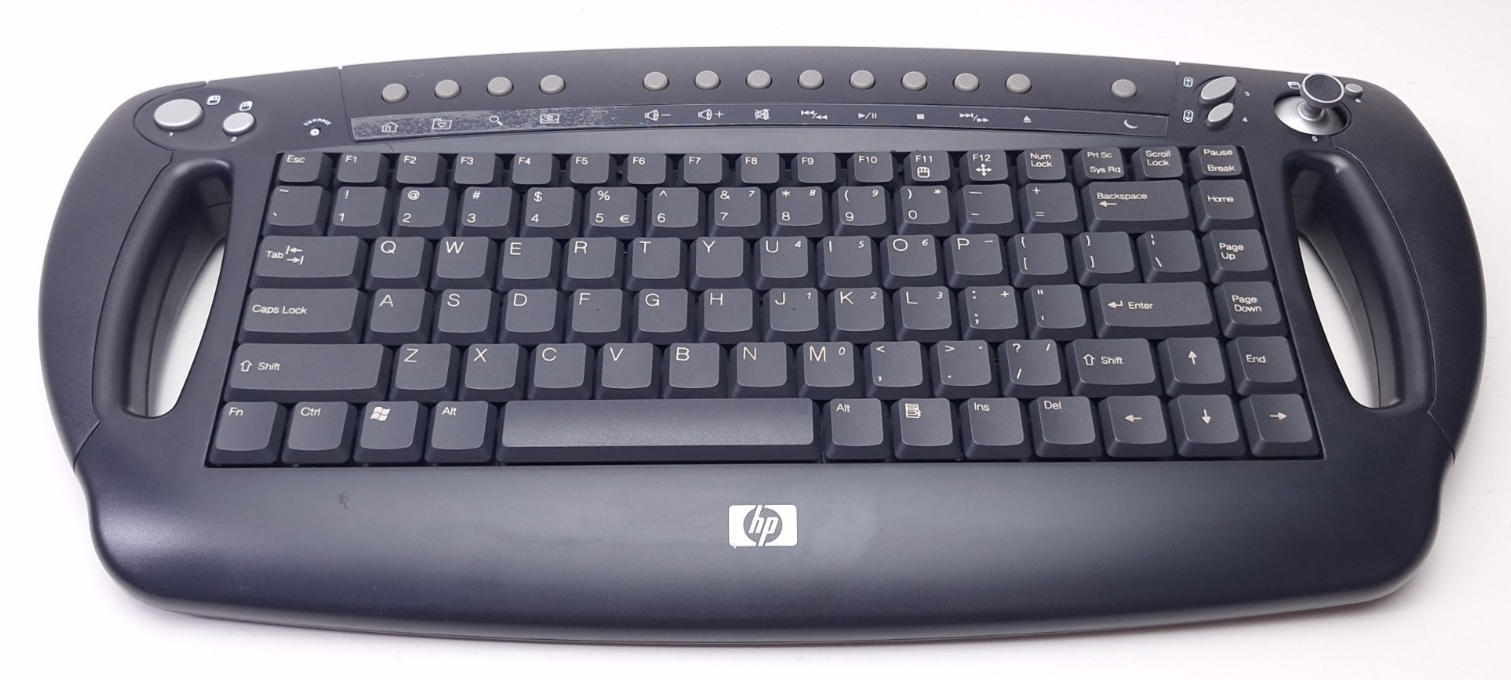 Vintage BTC Wireless Handheld Keyboard/Mouse 9019URF Keyboard Only No Re... - $32.55