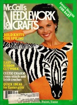 McCall&#39;s Needlework &amp; Crafts Magazine April 1987 Bold Knits for Spring - $7.69