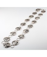 Gorgeous Hopi Sterling Silver Concho Belt Signed S. Tom, 268.8 gr. 43&quot; - $2,819.44 CAD
