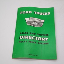 Ford Heavy Truck Dealers Sales Service Directory February 1964 - $17.99