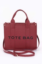 Stylish Faux Leather Tote Bag - Elegant, Versatile &amp; Durable Handbag - $31.50