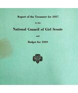 National Council Of Girl Scouts 1937 Report Of The Treasurer 1939 Budget... - $547.38 MXN