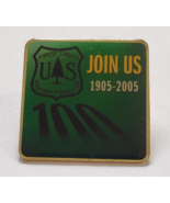2005 US FOREST SERVICE DEPARTMENT OF AGRICULTURE USA 100 YEARS LAPEL PIN... - £19.65 GBP