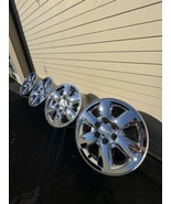 2011 GMC Sierra 1500 OEM Factory Chrome Alloy Wheels Rims 6 Spoke 18&quot; 6x... - $744.00