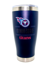 Tennessee Titans NFL 20 oz Color Logo Stainless Steel Hot Cold Tumbler - £22.15 GBP