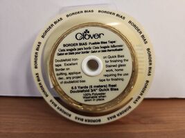 Clover Gold Fusible Border Bias Tape 6.5 yards 3/4” Width Polyester Quic... - $18.67
