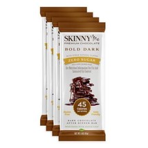 SKINNYMe Zero Sugar Bold Dark Chocolate Bars Keto Friendly Low Carb Stev... - £36.54 GBP